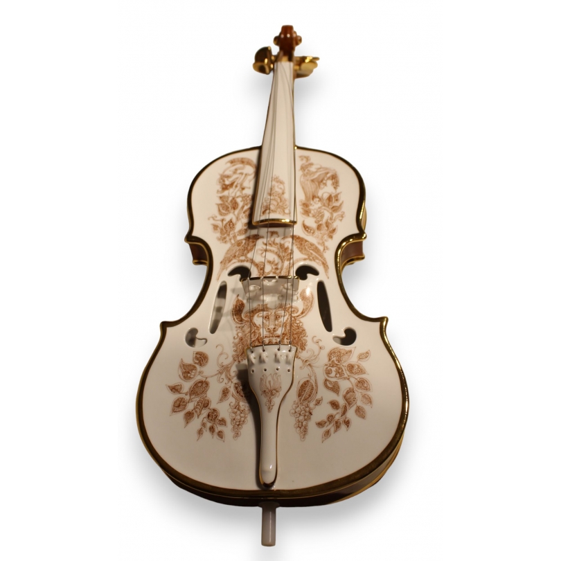 Violon en porcelaine signé Endre SZASZ 83