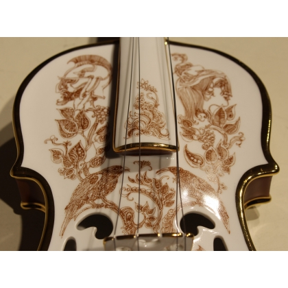 Violon en porcelaine signé Endre SZASZ 83