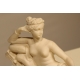 Pauline Borghese en Venus en marbre blanc moulé