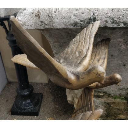 Bronze \"Cinq Oiseaux en vol\"