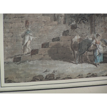 Stich „Ansicht von Rom“.  bei Moinat SA  – Antiquitäten und Dekoration –  Stiche, Lithografien