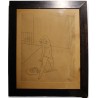 Gravure "Salomé" signée M. BARRAUD