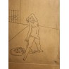 Gravure "Salomé" signée M. BARRAUD