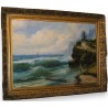 Paintings | Painting entitled ‘The Sea’, signed. Moinat SA  – Antiques and home décor