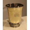 Timbale tulipe en argent