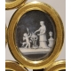 Cadre contenant 6 miniatures d'après SAUVAGE