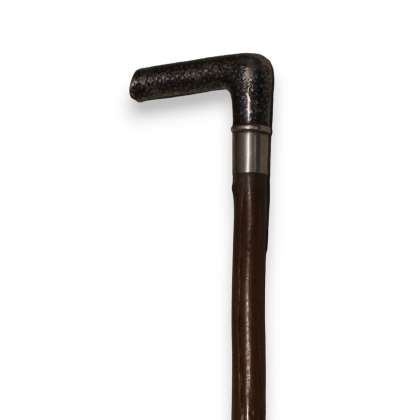 Walking stick with a damascened silver handle from Toledo