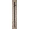 Canne pommeau en os sculpté