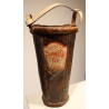 Leather fire bucket dated 1824