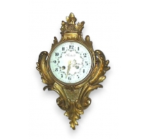 Louis XV style cartel clock, g