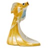 Vase soliflore \"Poisson de chine\" signé SANDOZ