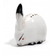 Salière "Lapin" blanc et noir signée SANDOZ