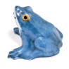 Salière \"Grenouille\" bleue signée SANDOZ