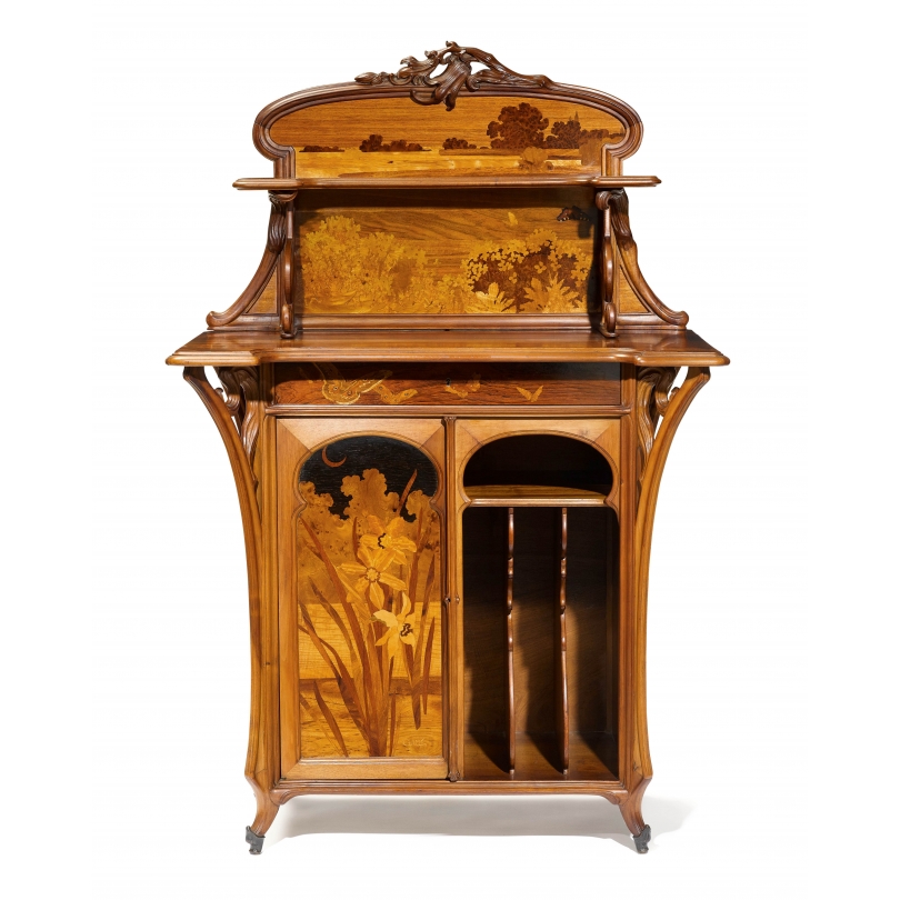 Inlaid music cabinet by GALLÉ