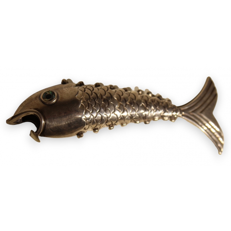 Poisson articulé en argent 925