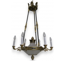 Chandelier in the Empire style.