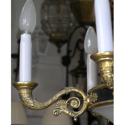 Empire-style chandelier. Available from Moinat SA – Antiques and home décor