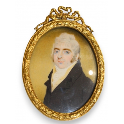 Miniature \"Homme au manteau\" cadre \"Noeud\"