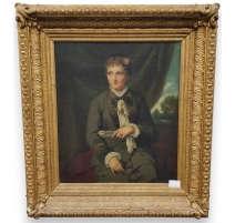 Portrait of a Lady, gilt frame