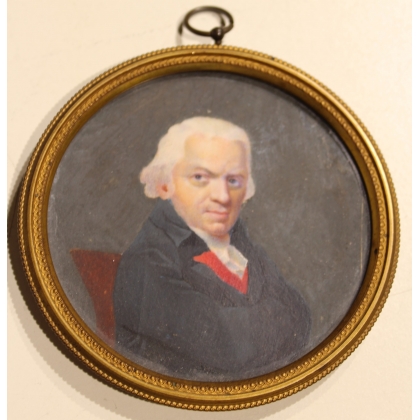 Miniature "Portrait d'homme au col rouge"