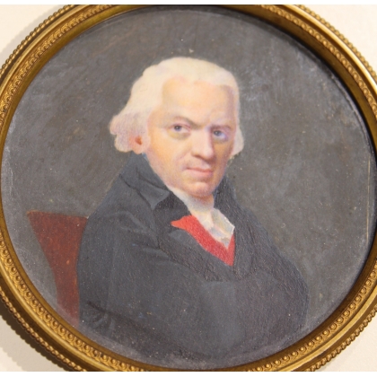 Miniature "Portrait d'homme au col rouge"