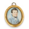 Miniature "Portrait d'homme au manteau bleu"