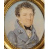 Miniature "Portrait d'homme au manteau bleu"