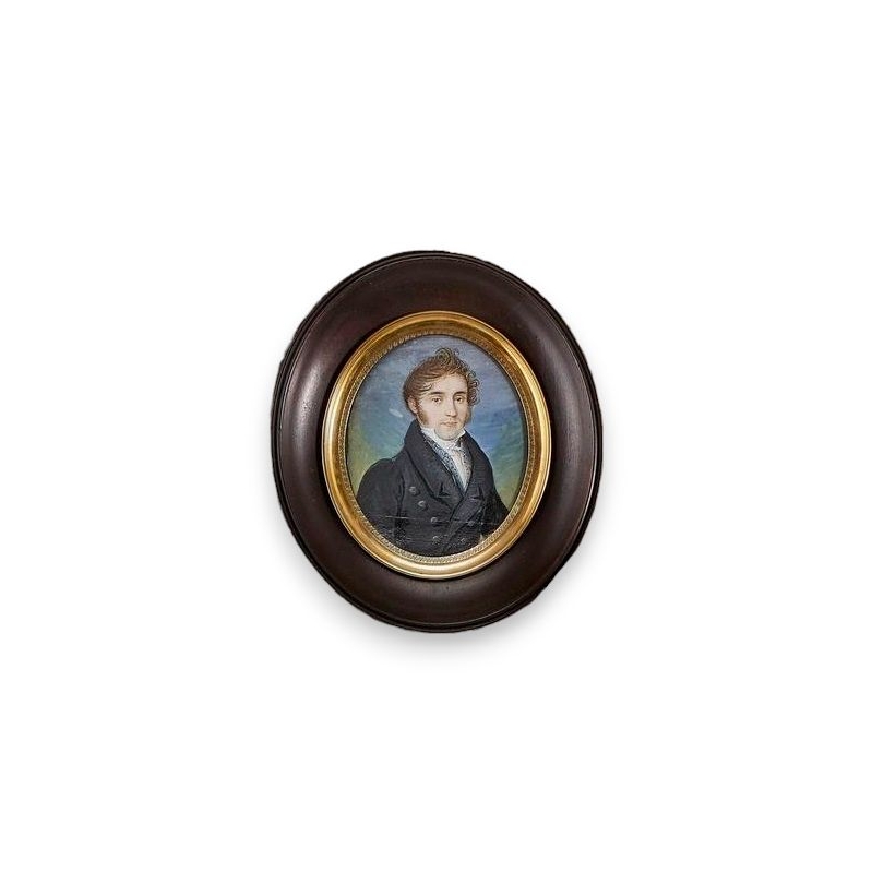 Miniature "Portrait d'homme au manteau noir"