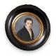 Miniature "Portrait d'homme" signé FINOT 1824