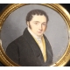 Miniature "Portrait d'homme" signé FINOT 1824