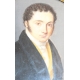 Miniature "Portrait d'homme" signé FINOT 1824