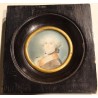 Miniature "Portrait d'homme" signée THOM