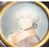 Miniature "Portrait d'homme" signée THOM