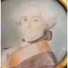 Miniature "Portrait d'homme" signée THOM