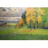 Tableau \"Paysage d\'automne\" signé FÜRST 1918