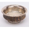 Bol tibétain en bois et argent.