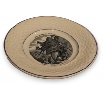 Assiette "Chasse au chamois" de GIEN
