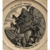 Assiette \"Chasse au chamois\" de GIEN