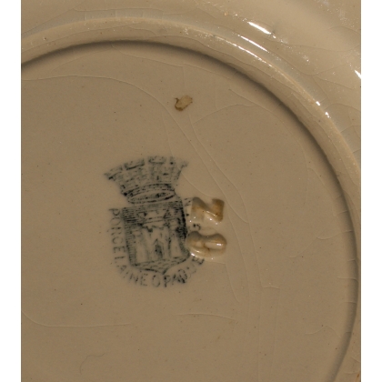 Assiette \"Chasse au chamois\" de GIEN