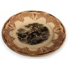 Assiette \"Chasse au cerf\" de K & G LUNEVILLE