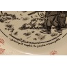 Assiette \"Chasse Le Gros gibier\" de BADONVILLER