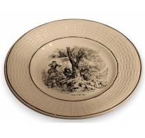 Assiette "Chasse Novembre" de SARREGUEMINES