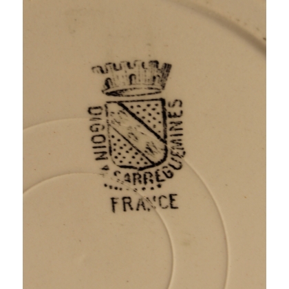 Assiette \"Chasse Novembre\" de SARREGUEMINES