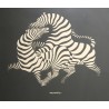 Sérigraphie "Zèbres" signée VASARELY