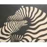 Sérigraphie "Zèbres" signée VASARELY