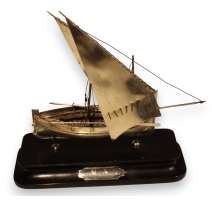 Maquette de bateau en argent 800 Malte 1935