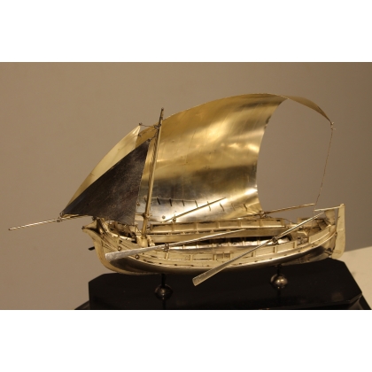 Maquette de bateau en argent 917 Malte 1935