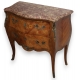 Commode style Louis XV en bois de rose