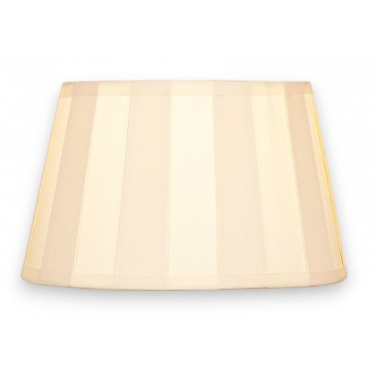 Abat-jour ovale plissé beige