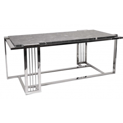 Table basse Eole dessus marbre noir